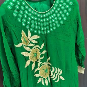 Beautiful Green Kurta