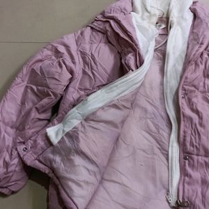 Pink Puffer Hood