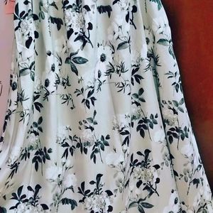 Floral Printed Skirt Not Used Completely New