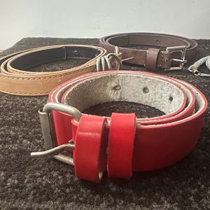 Set Of 5 Belts