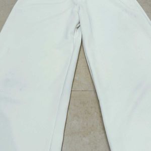 White Wide Leg Trouser