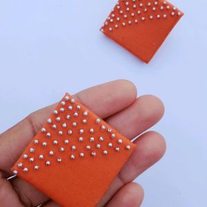 fabric earrings