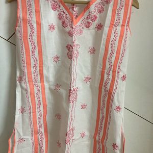 CHIKANKARI SHORT KURTI