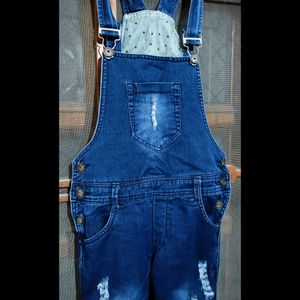 Girls Denim Dangri