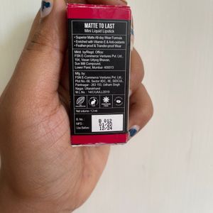 Nykaa Mini Matte Lipstick- Mishti