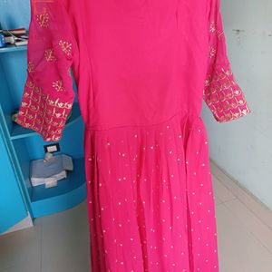 Ananrkali Top And Dupatta