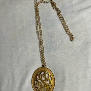 Golden Pendant Chain