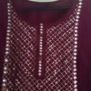 Good Condition Purple Kurta