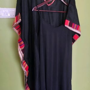 Cotton Silk Kaftan,New With Tag