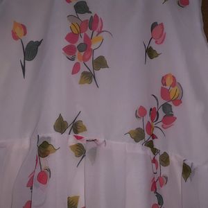 Anarkali gown with dupatta