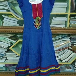 Blue Anarkali Kurta