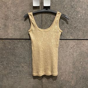 Sequinned Tank Top