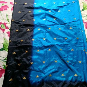 Duel Tone Silk Saree