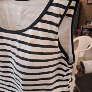 Branded Striped Smart Camisole For Girls