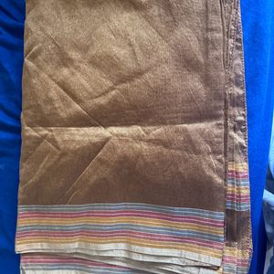 Golden Tissue Saree