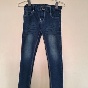 Mid Waist Skinny Jeans