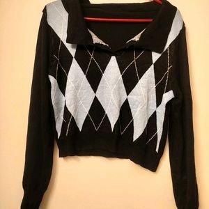 Korean Crop Sweater