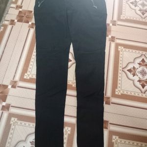 Black Stylish Regular Pant