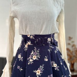 Vintage Style Midi  Skirt