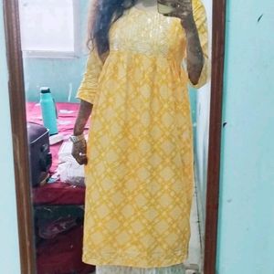 Yellow Kurti