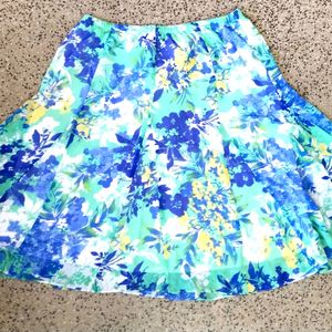 Cute Korean Floral Skirt💚💙