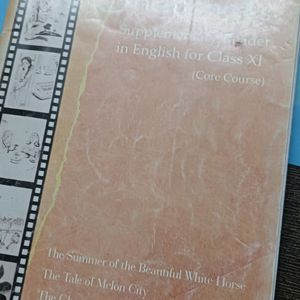 XI CLASS ENGLISH BOOKS