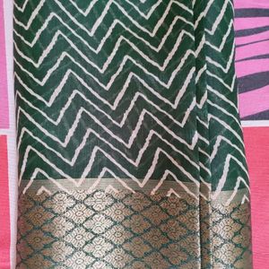 Green Festive Saree