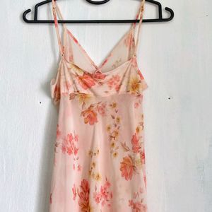 Floral Trim Dress