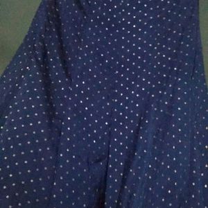 Navy Blue Ethnic Skirt