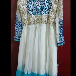 Kriti Sanon Style Anarkali Kurti Set With Dupatta