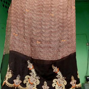 A Beautiful Embroidery Saree