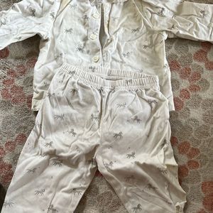 White Two Piece Set Of Brand Mothercare