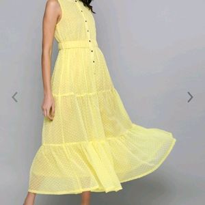 Here&Now Yellow Maxi Dress