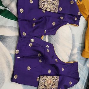 Purple Banarasi Saree