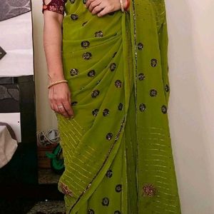 New Heavy Work Saree