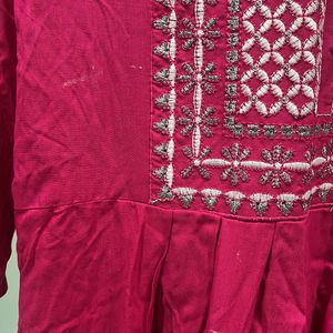 Pink Anarkali