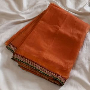 💥Price Drop💥 (🎉Freebies☑️)Light Wt Netted Saree