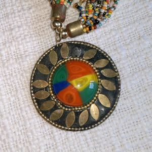 Colourful Jaipuri Neckpiece