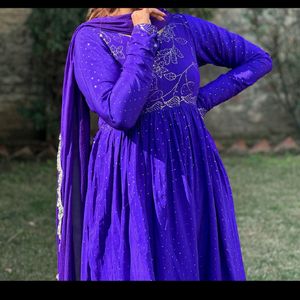 Purple Kurta Set