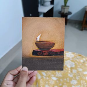 Lights Theme Hand painted Postcards