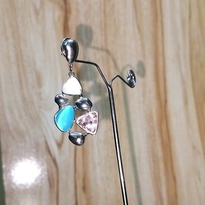 Korean Glass Stone Earring