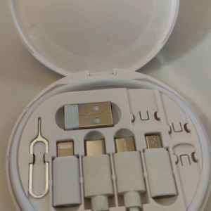 White Data Cable set