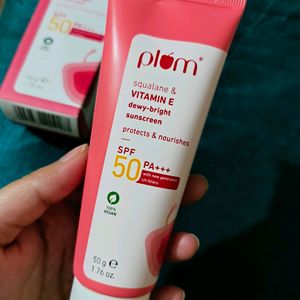 Plum Squalane & Vitamin E Sunscreen SPF 50