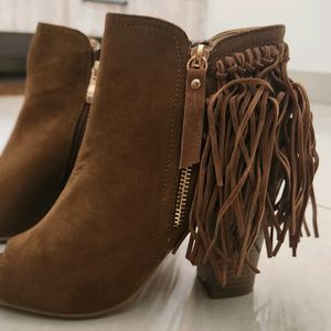 Brown Ankle Length Boots