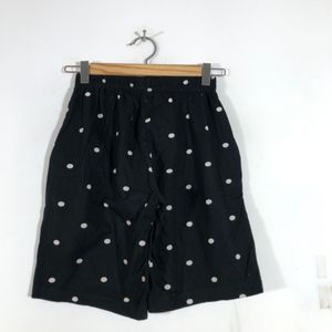 Black Printed Shorts(Girl’s)