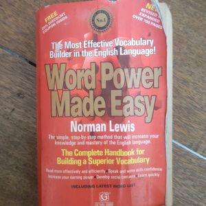 Word Power Made Easy By Norman Lewis.