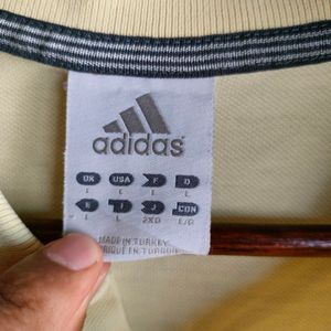 Adidas Light Yellow Polo T-Shirt