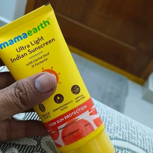 Mamaearth Ultra Light SPF50 Indian Sunscreen 80g