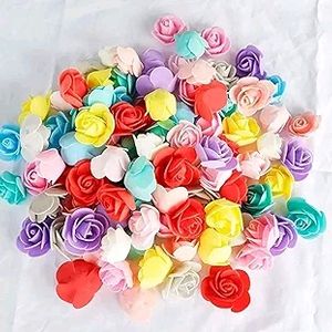 100 Artificial Rose Colourful Flowers