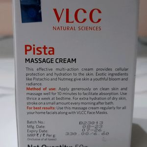 Vlcc Pista Massage Cream